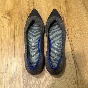 Rothy’s Twilight Metallic Cap Toe size 8.5. Retired color!